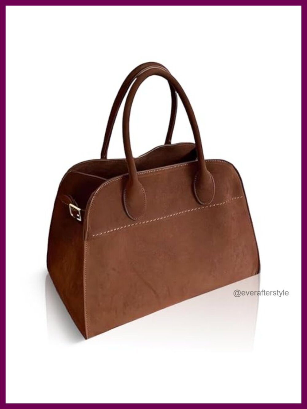 Suede Hobo Tote Bag for Women Slouchy Work Travel Office Handbag